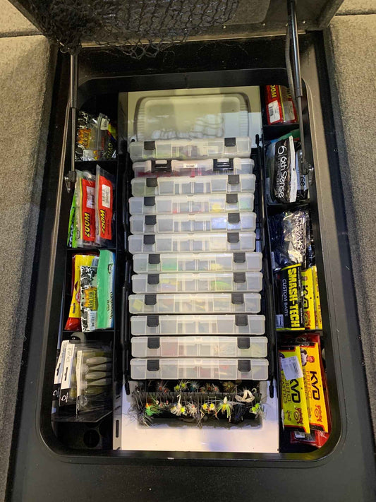 NPDSK0027 Skeeter® 2020-2023 FXR20/21, 2022-2025 ZXR 20/21 CENTER COMPARTMENT SOFT PLASTICS ORGANIZER SET