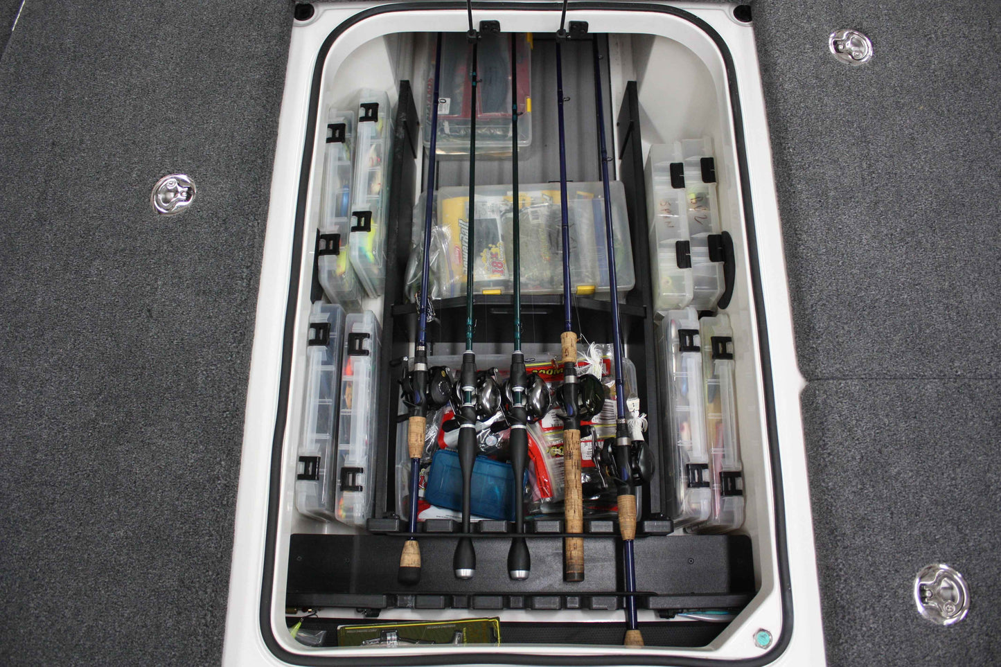 NPDRANG0015 2023-2025 Ranger® Z521 / 520 R FRONT DECK CENTER COMPARTMENT TACKLE STORAGE TRAY SYSTEM