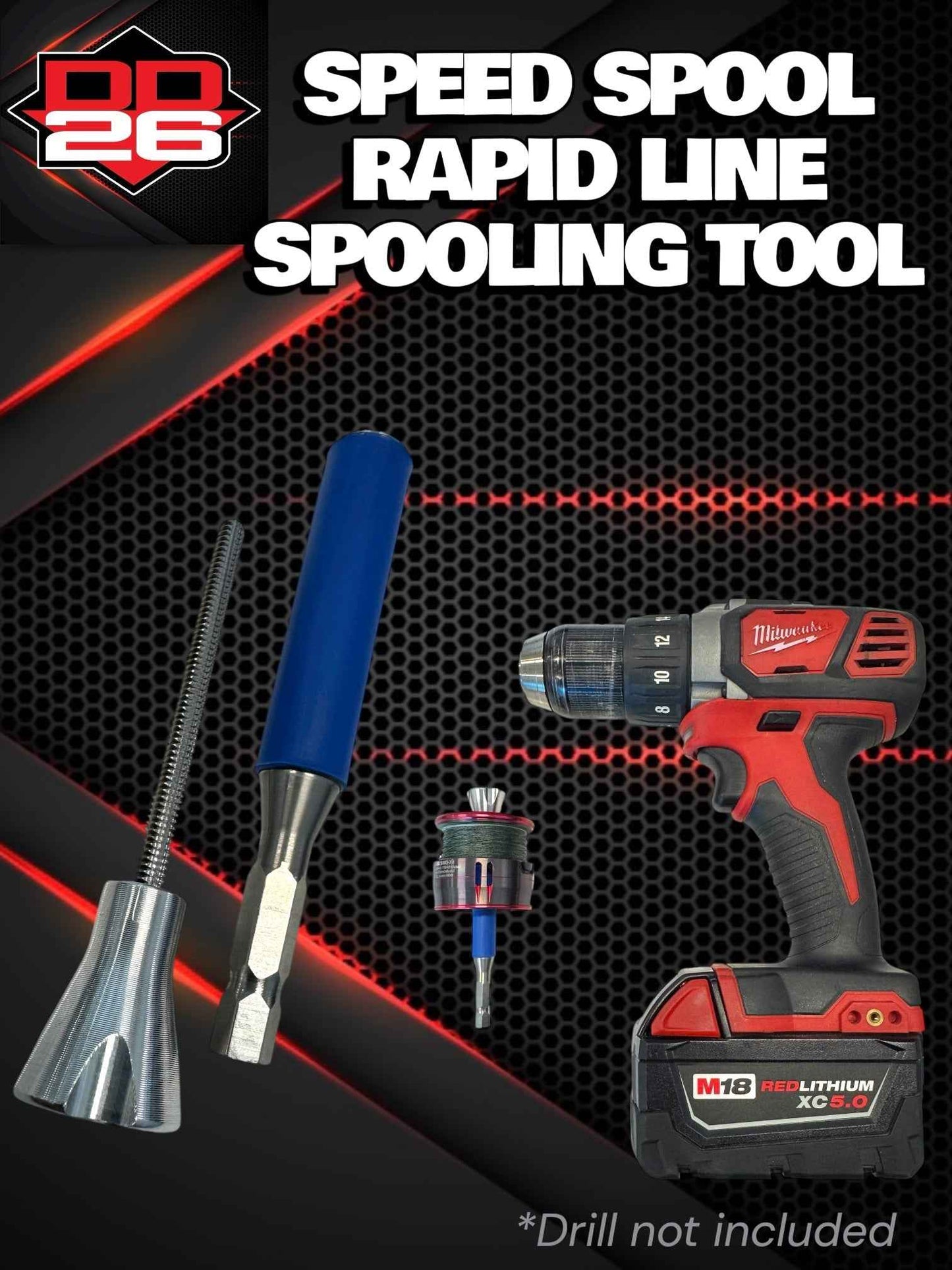 DD26 Speed Spool Rapid Line Spooling Tool