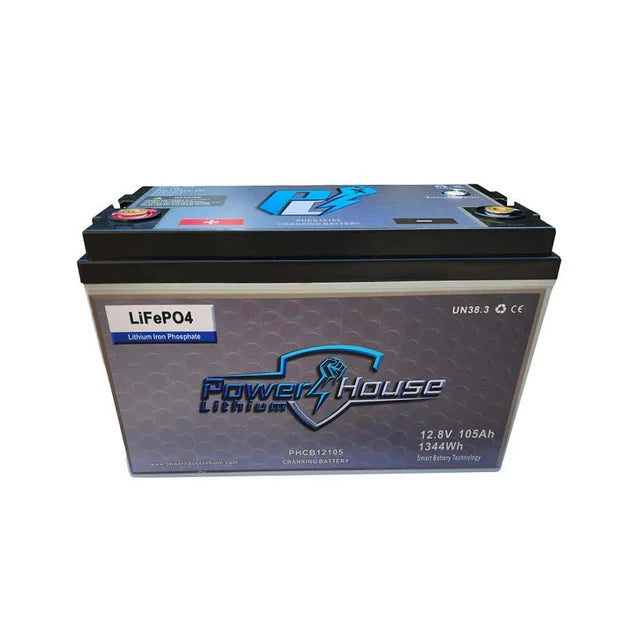 PowerHouse Lithium 12V 160Ah Cranking Battery with Emergency Start - POSEIDON ELECTRONICS