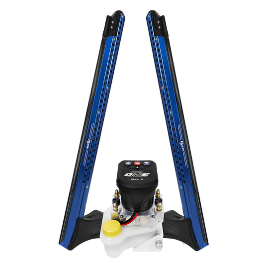 Power-Pole Blade ONE Pump BLS Shallow Water Anchor System - 8' - Dual Blade - Blue [PP-2-BLS-8-BL]