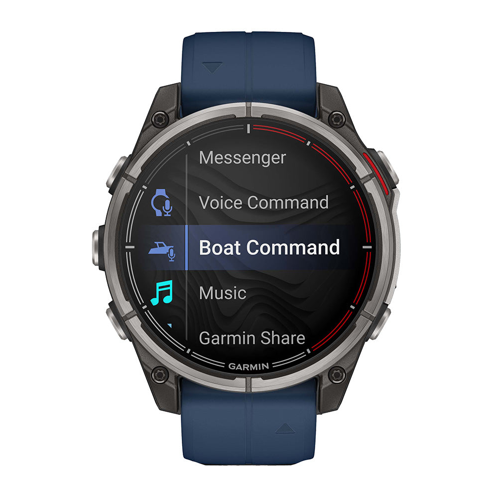 Garmin quatix 8 - 47mm AMOLED Marine GPS Smartwatch [010-02904-50] - POSEIDON ELECTRONICS