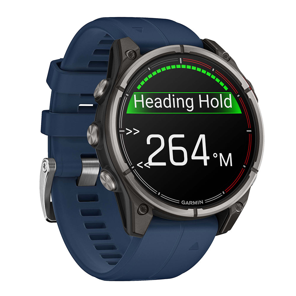 Garmin quatix 8 - 47mm AMOLED Marine GPS Smartwatch [010-02904-50] - POSEIDON ELECTRONICS