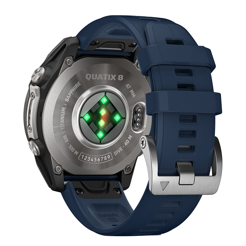 Garmin quatix 8 - 47mm AMOLED Marine GPS Smartwatch [010-02904-50] - POSEIDON ELECTRONICS
