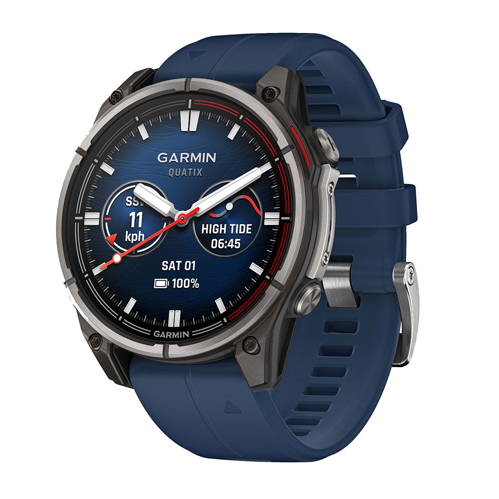 Garmin quatix 8 - 47mm AMOLED Marine GPS Smartwatch [010-02904-50] - POSEIDON ELECTRONICS