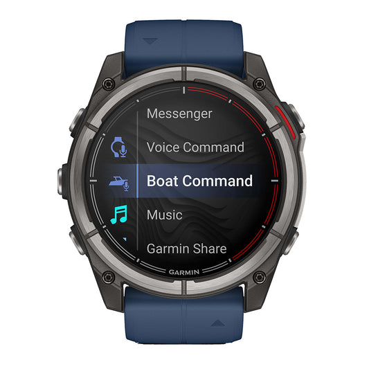 Garmin quatix 8 - 51mm AMOLED Marine GPS Smartwatch [010-02905-90] - POSEIDON ELECTRONICS