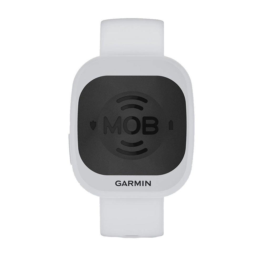Garmin MOB Tag w/White Quick Release Band [010-02908-30] - POSEIDON ELECTRONICS