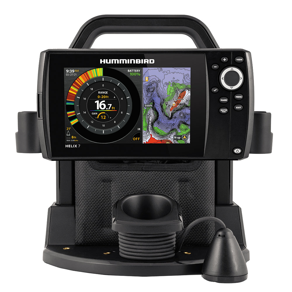 Humminbird ICE HELIX 7 CHIRP GPS G4 - Sonar/GPS Combo [411750-1] - POSEIDON ELECTRONICS