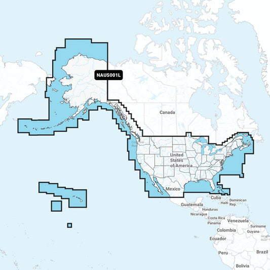 Navionics NAUS001L - U.S.  Coastal Canada - Navionics+ [010-C1366-30]