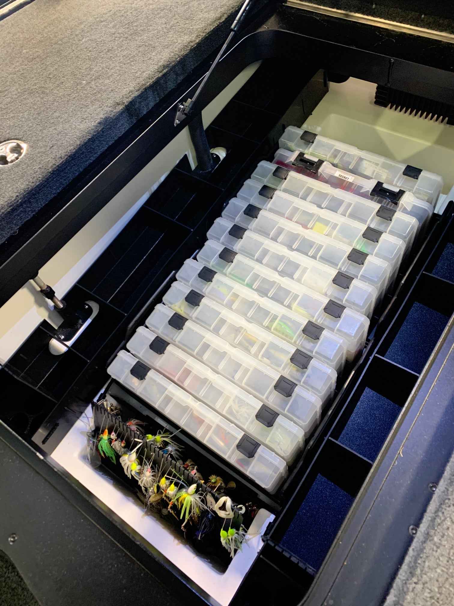 NPDSK0062 Skeeter® 2024-C FXR20/21 / 2025 ZXR SE 20/21 CENTER COMPARTMENT SOFT PLASTICS ORGANIZER SET