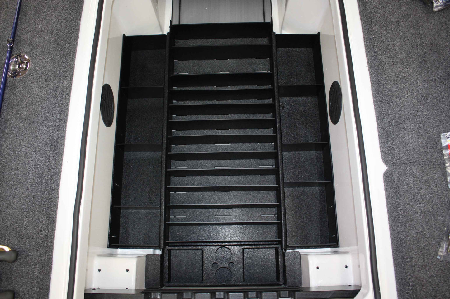 NPDRANG0015 2023-2025 Ranger® Z521 / 520 R FRONT DECK CENTER COMPARTMENT TACKLE STORAGE TRAY SYSTEM
