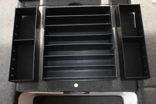 NPDSK0012 Skeeter®  2010 ZX 225, 2012-2014 ZX20/21, 2014-2016 FX, 2009-2011 ZX200 FRONT DECK COMPARTMENT 2 TRAY SYSTEM