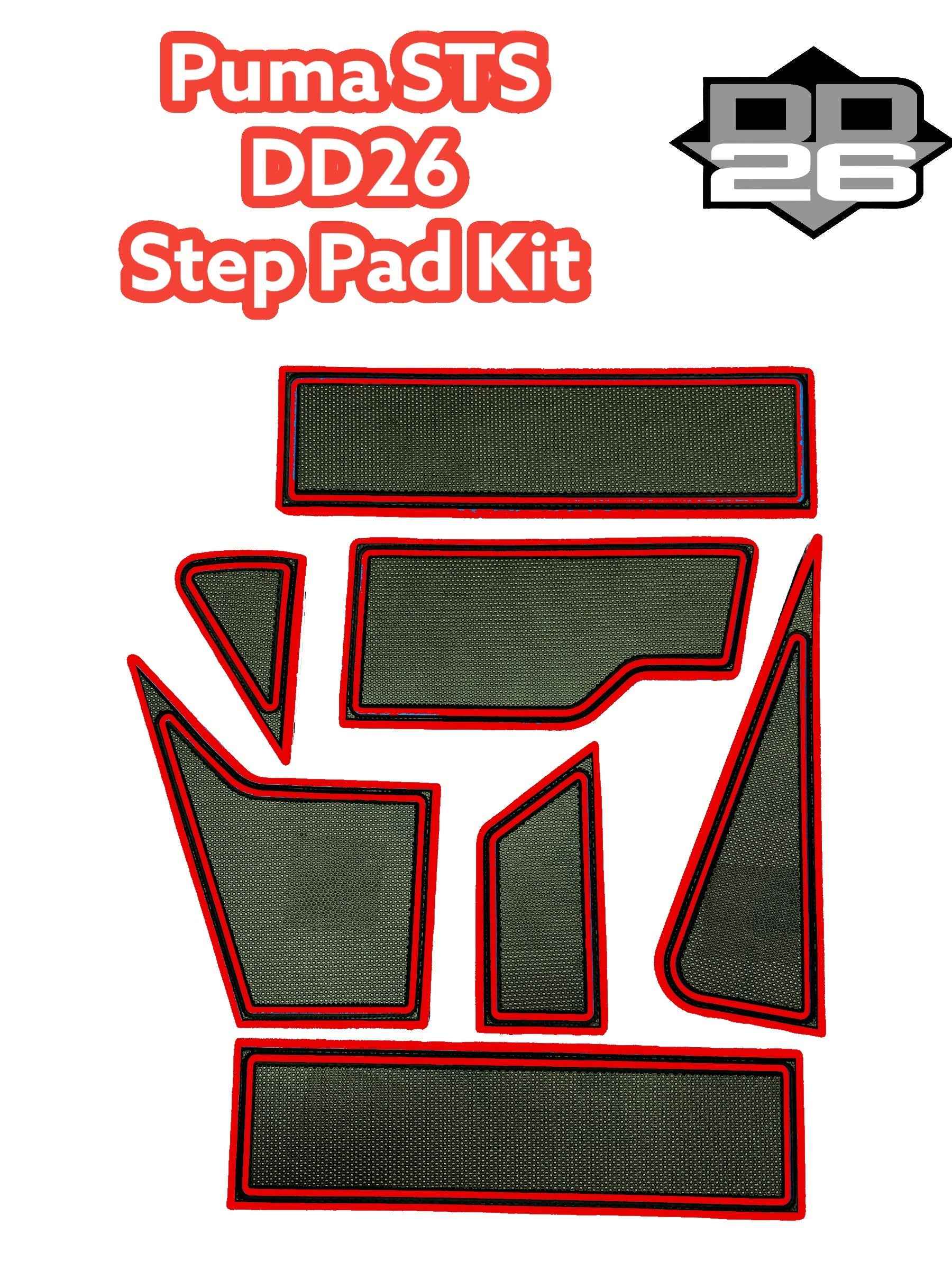 Bass Cat Puma STS and Lynx STS Step Pad Kit 7pc
