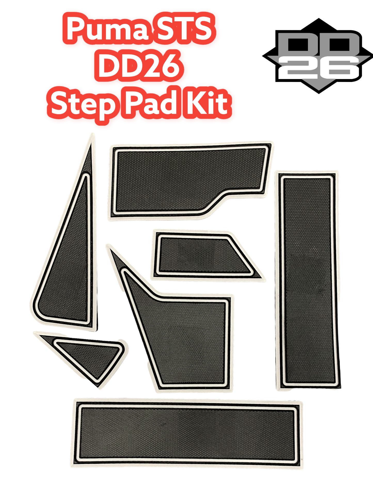 Bass Cat Puma STS and Lynx STS Step Pad Kit 7pc