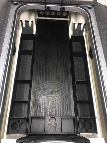 NPDRANG0028 2015-2021 Ranger® Z521 C/L   FRONT DECK CENTER COMPARTMENT TACKLE STORAGE TRAY SYSTEM