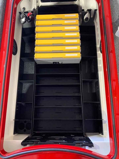 NPDRANG0028 2015-2021 Ranger® Z521 C/L   FRONT DECK CENTER COMPARTMENT TACKLE STORAGE TRAY SYSTEM