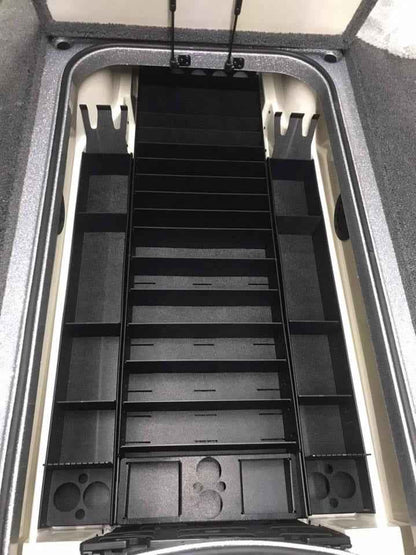 NPDRANG0028 2015-2021 Ranger® Z521 C/L   FRONT DECK CENTER COMPARTMENT TACKLE STORAGE TRAY SYSTEM