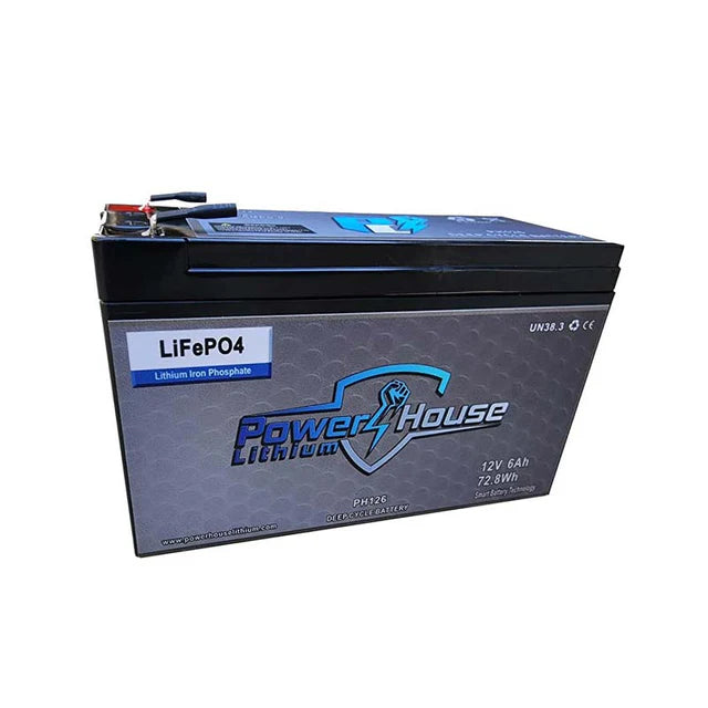 PowerHouse Lithium 12V 12Ah Deep Cycle Battery