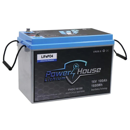 PowerHouse Lithium 16V 100AH Deep Cycle Battery   (5 to 6 Devices)